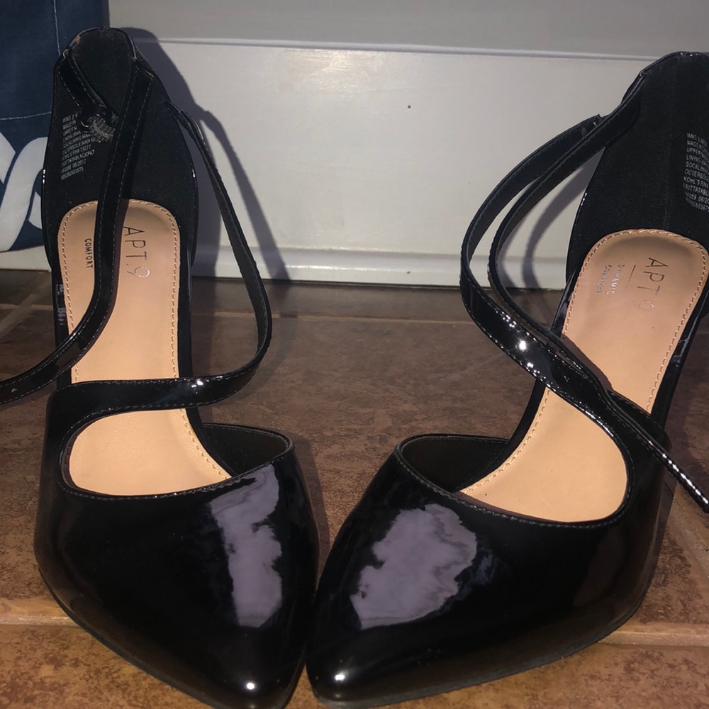 Black high heels